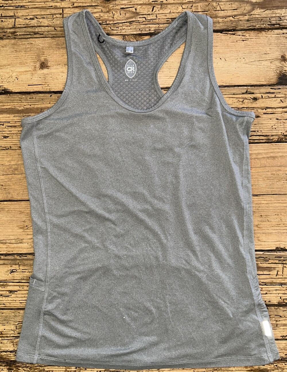 Club Ride Sports Tank Top Women’s Size L Gray